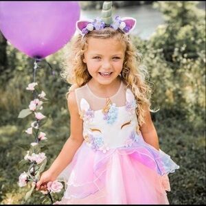 Unicorn Girls Party Dress